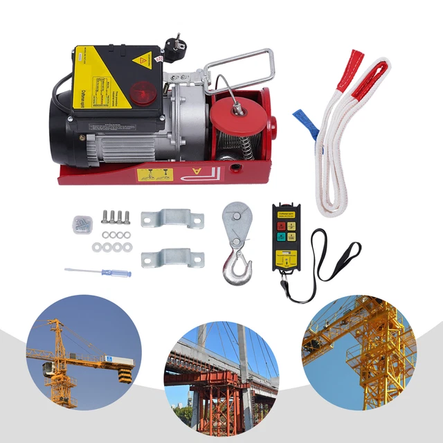 Mobile Elektrische Seilwinde 230V – 250kg Tragkra Produktbild-Vorschau 4