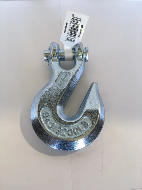 Campbell Chain Clevis Grab Hook G43 Zinc Plated Forged Steel 1/2-In T9501824
