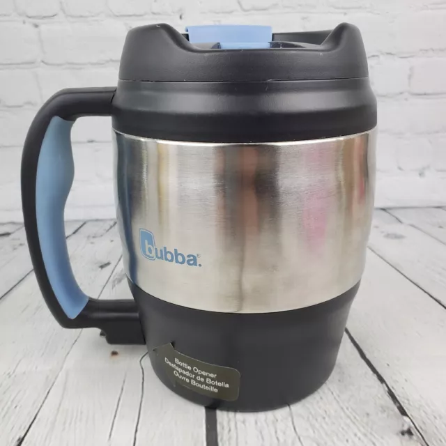Bubba Keg 52oz Black Classic Travel Mug W/ Handle & Bottle Opener Hot Or Cold 2