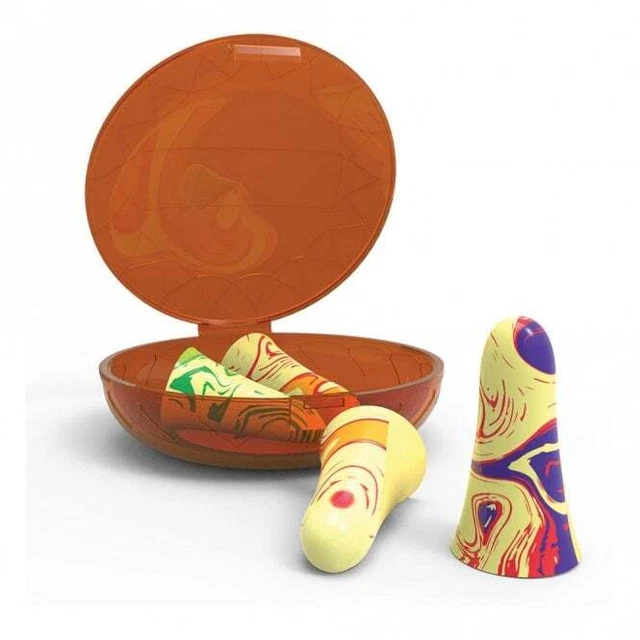 Tappi per orecchie Oxford - 2 paia - confezione in custodia, colore casuale (OX628)