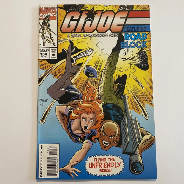 * GI Joe : A Real American Hero #154 * LOW PRINT RUN !! Marvel Comics 1994 … VF+