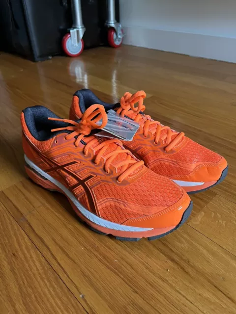 ASICS Men's GT-2000 5 Shocking Orange/Dark Grey T733N-3095 Sz 10 Sneaker