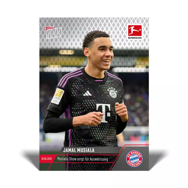 Topps Now Bundesliga 2023-24 - Card 147 - Jamal Musiala - Bayern München