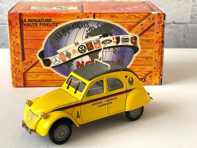 Voiture Miniature Citroën 2 CV Air Afrique & Citronetta – Échelle 1:43 Par Norev – Occasion Avec Petits Défauts