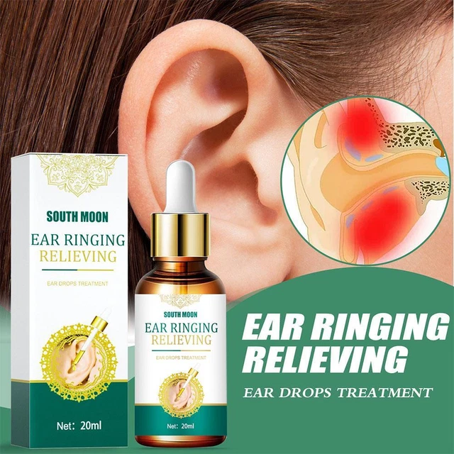 20 ml gotas para los oídos de tinnitus para los síntomas del tinnitus alivio del dolor de oído nuevo N9R0 U3U7