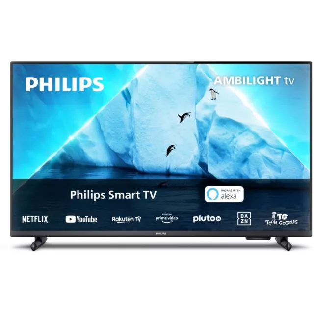 Philips 32PFS6908/12 LED Fernseher anthrazit 32 Zoll FHD Smart TV Ambilight WLAN