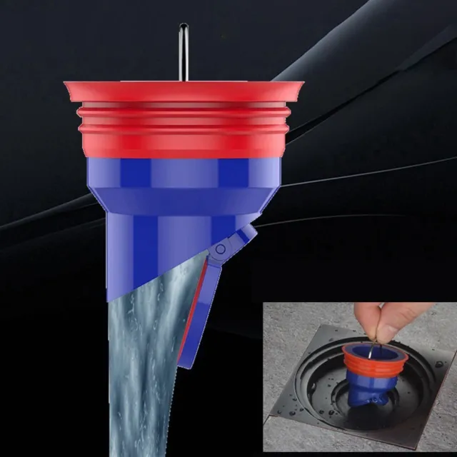 Deodorante scarico pavimento PVC blu grande spostamento nucleo design anti fuoriuscita