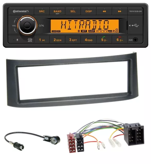 Continental MP3 Bluetooth AUX USB Autoradio für Smart Roadster (452)