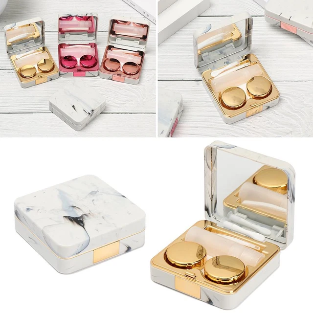 Gafas Lente Caja Almacenamiento de anteojos Contacto Lentes Jabones Caja