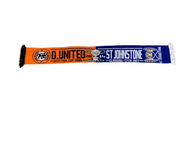 Dundee United V St Johnstone Football Scarf - Cup Final 2014