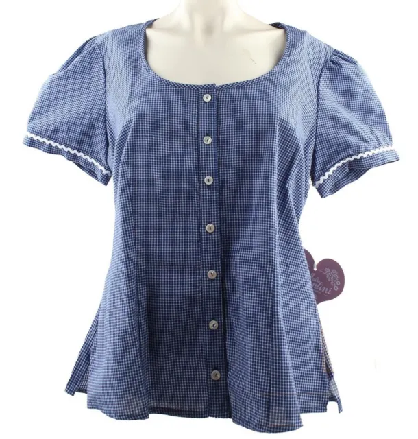 Julia Trentini Pippa women's blouse shirt blouse Gr. 42 Blue New