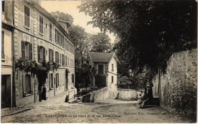 CPA Luzarches Le Haut de la rue Saint-Come FRANCE (1330175)