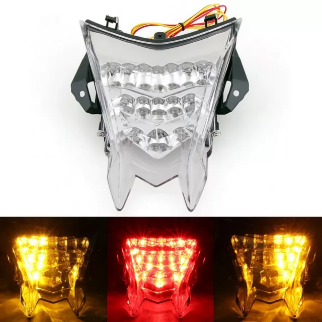 Clear LED Tail light Taillight + Turn Signals for BMW S1000RR 2009-2018 A