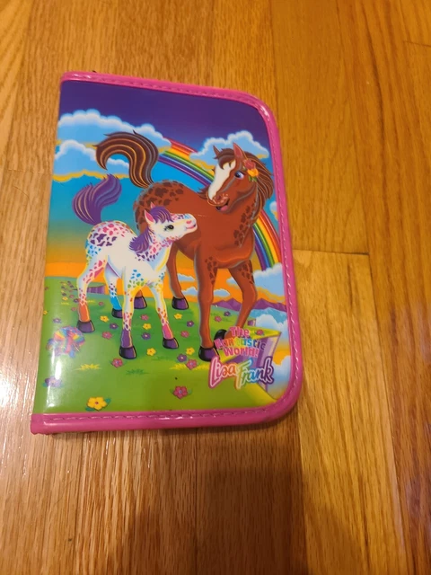 Vintage Lisa Frank With Rainbow Chaser Horse Planner 90s Mini Binder complete