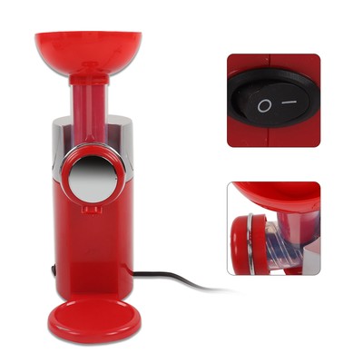 Rosso/Nero 150 W per frutta congelata Sogo FDM-SS 5245 Gelatiera 