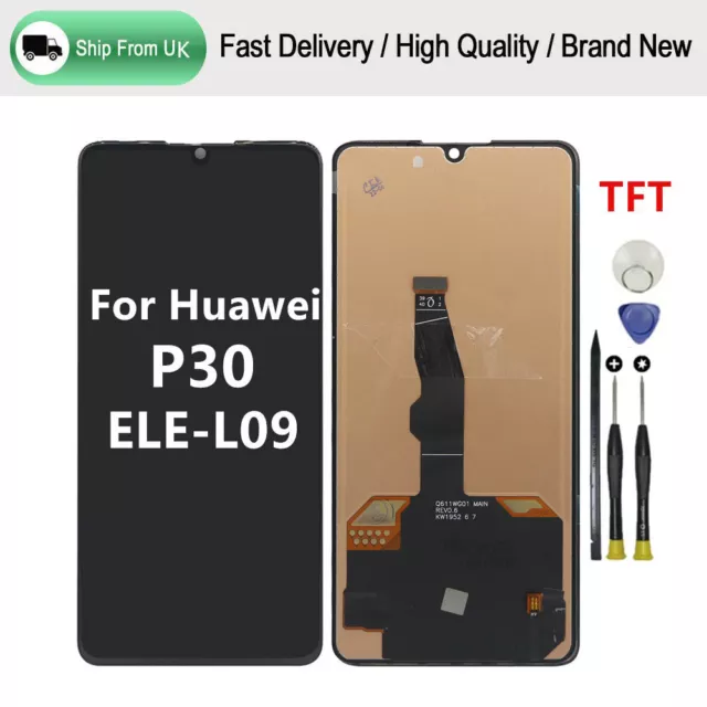 For Huawei P30 ELE-L09 LCD Display Touch Screen Digitiser Assembly Replace TFT