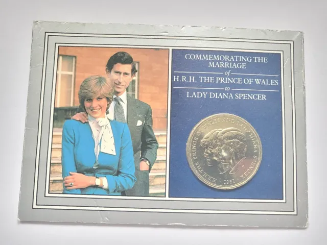 Charles and Diana - Commemorating the Marriage Commemorative Coin Mint Condition