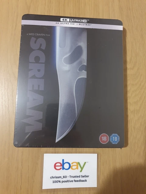 SCREAM (4K ULTRA HD + Blu-ray) (1996) UK Steelbook - Collectors Edition ...
