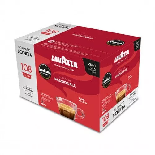 Lavazza Expresso Passionale Boîte 108 Capsules Café Compatibles La Modo Mio