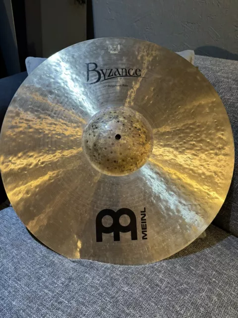 Meinl Byzance Traditional Polyphonic 21" Ride Cymbal - Traditional Finish