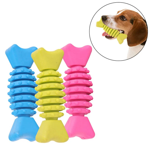 3 Stück / Packung Dog Chew Toys Beißen TPR Interessante Ausbildung