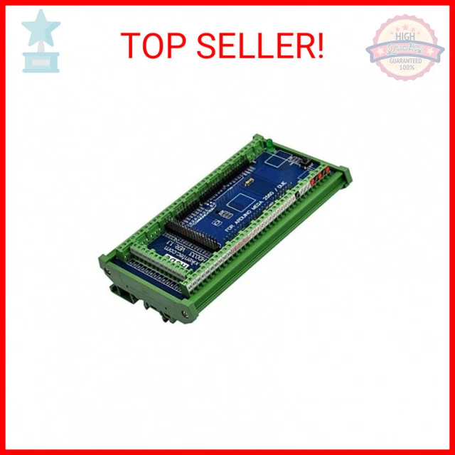 DIN RAIL MOUNT Pinout Breakout Terminal Block Module for Arduino MEGA