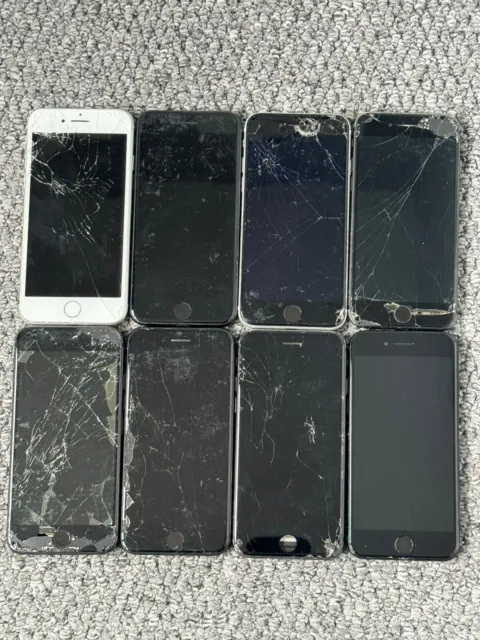 8 X Apple iPhones 5x 8 & 3x  7 UNTESTED/ SPARES/ JOBLOT/ BUNDLE
