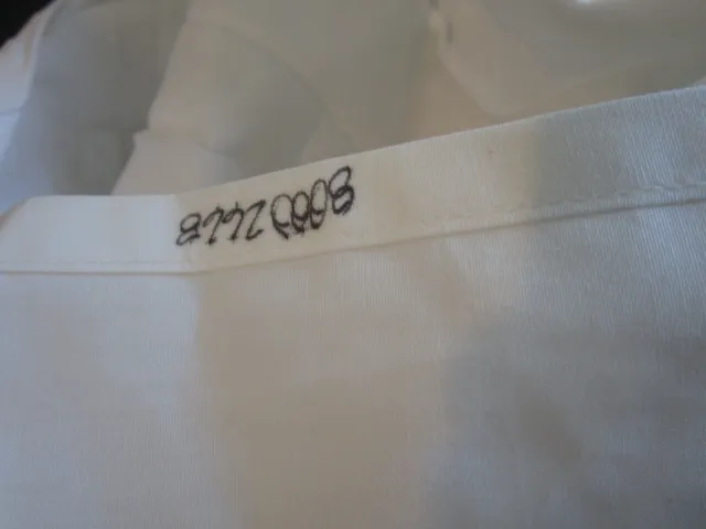 Falda de cama blanca Pottery Barn Teen Extra XL 24" XL twi muestra foto