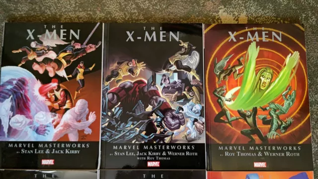 Marvel Masterworks X-Men 1-6 Complete Lot TPB Near Mint