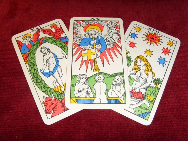 Tarot des Arcanes de l'Etoile - 22 lames - Cartes de voyance - Jeu