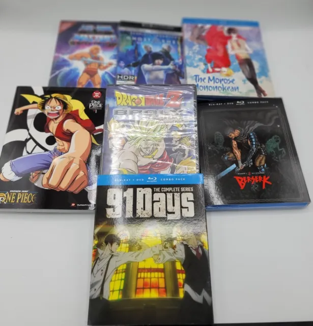 anime and cartoon/Sci Fi dvds, lot of 7 All New