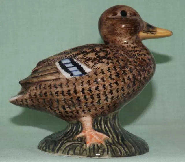 Quail Ceramics Animal Figure Mallard Duck 332