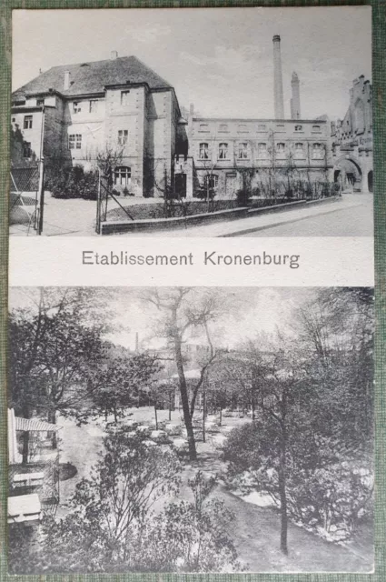 Ak Sorau (Żary). Niederlausitz. 1917. Etablissement Kronenburg. Lebus Schlesien