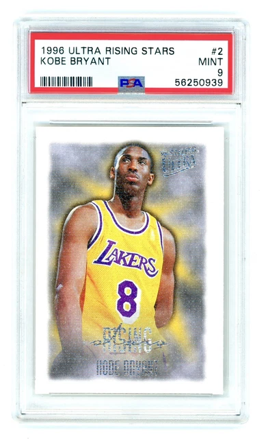 1996-97 Fleer Ultra KOBE BRYANT #2 Rising Stars Rookie RC PSA 9 Mint