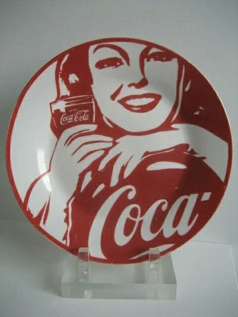 Piatto Antico Vintage Di Porcellana Coca Cola - Cola. Coca Cola Nº3