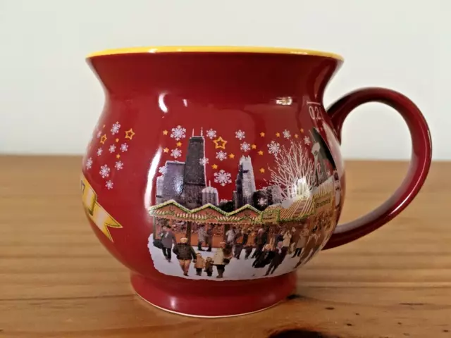 2017 Christkindlmarket Red Mug Christmas German Market - Chicago