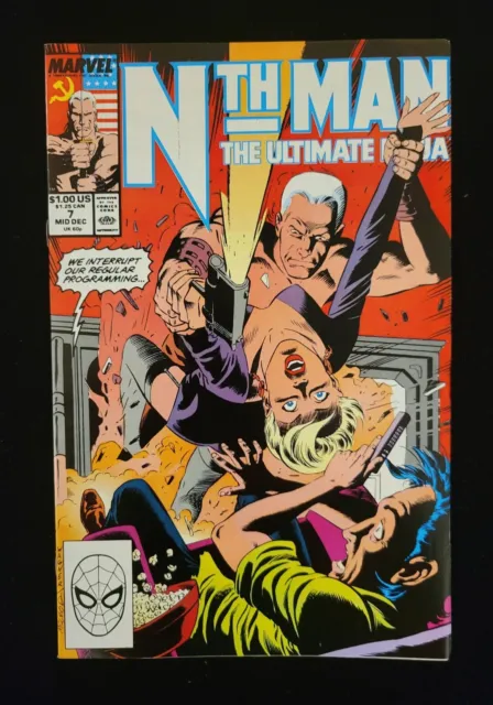 Nth Man The Ultimate Ninja # 7 (Marvel Comic Dec 1989) NM