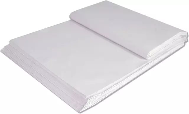 960 Sheets White Tissue Paper Bulk - 15" X 20" Packing Paper Sheets for Moving -