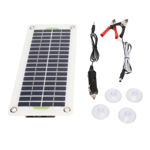 YOSOO Kit De Panneau Solaire Panneau Solaire Monocristallin Étanche Flexible 30W Avec Contrôleur