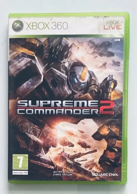 Supreme Commander 2 - Microsoft Xbox 360 Action Adventure Video Game *Complete*