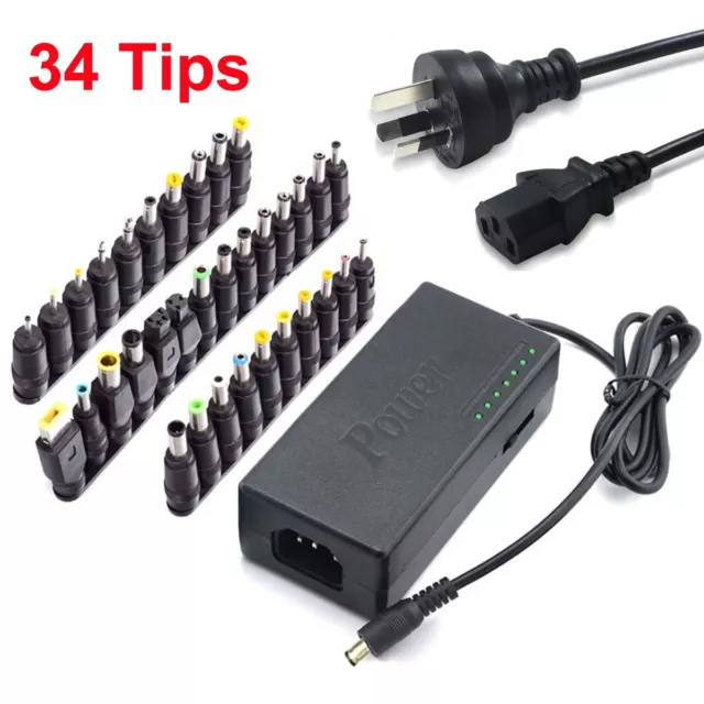 AC DC 12V-24V 96W Universal Adapter Power Supply Charger Laptop Notebook AU Plug