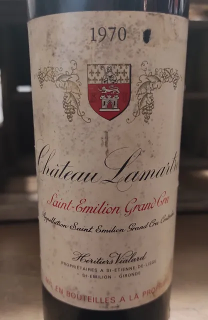 Château Lamartre - Saint-Emilion - Grand Cru - 1970