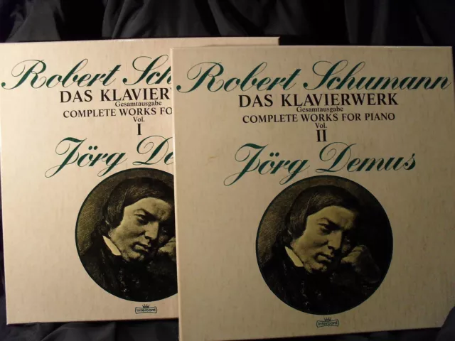 R. Schumann - Das Klavierwerk Vol. 1 & 2 / Demus   2x10 LP-Box