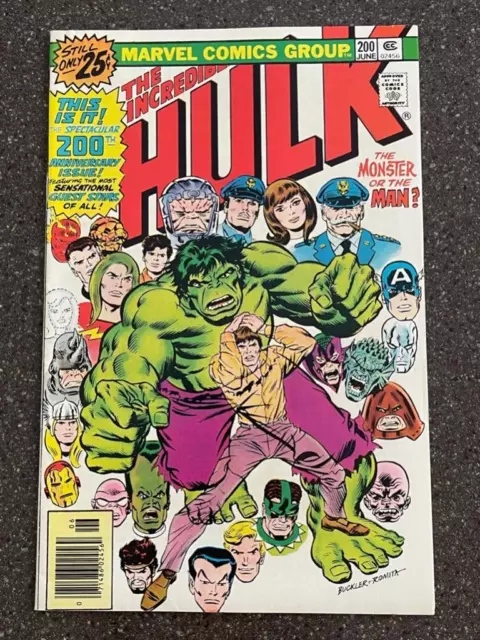 Incredible Hulk #200 Newsstand Edition Marvel Comics 1976 VF/NM