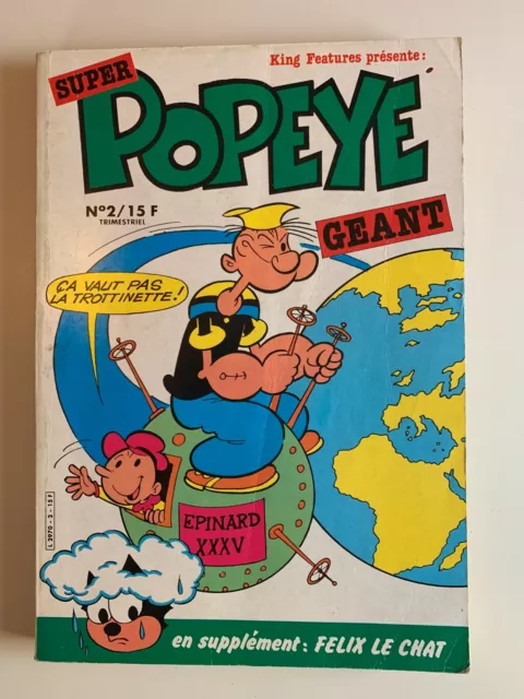 Super Popeye Geant N°2 Ed. Greantori 1983