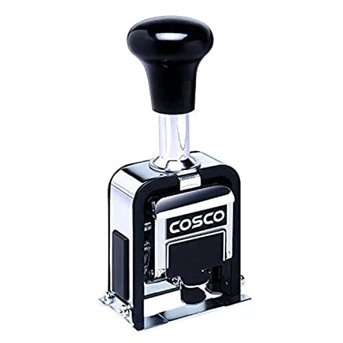 Automatic Numbering Machine, 6-Digits, 8 Modes, Black Ink (026138)
