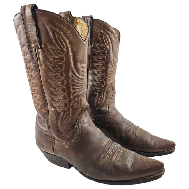 STIVALI DA COWBOY western Sancho da uomo marrone chiaro in pelle
