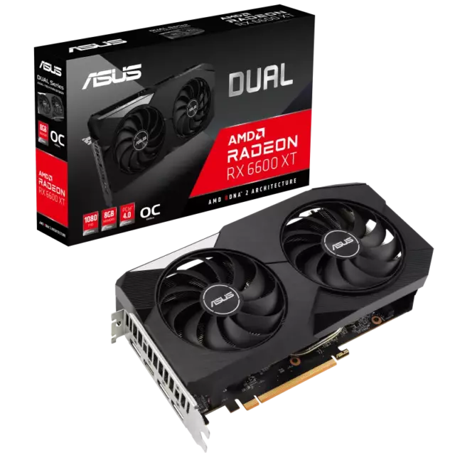 Asus Dual Radeon™ RX 6600 XT O8G