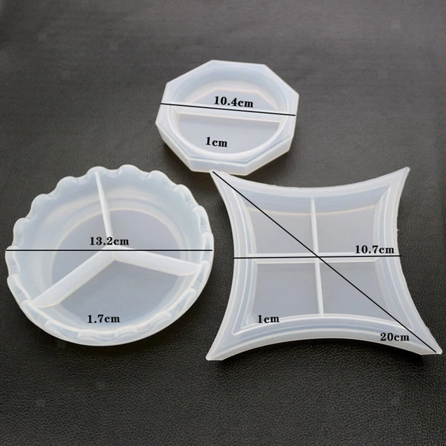 Mold Clear Mat Epoxy Formen mit Gittern Schmuckherstellung Formen Bastelbedarf
