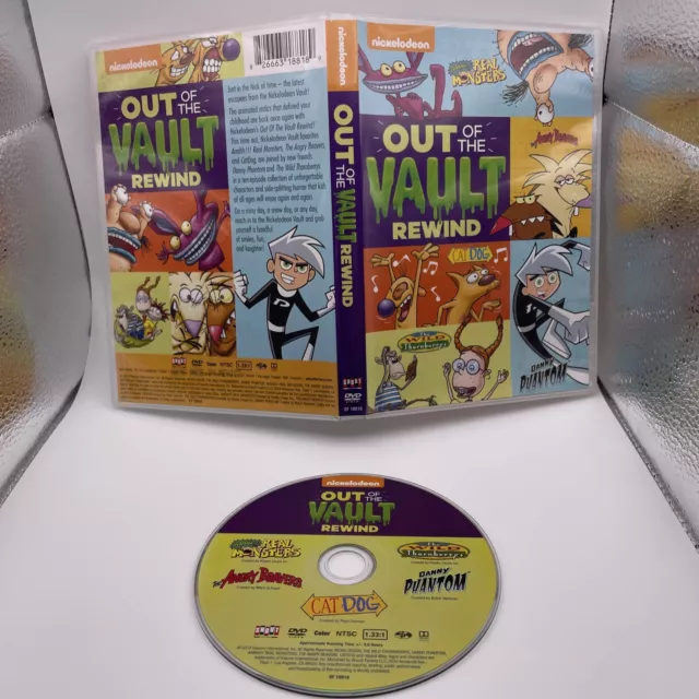 Nickelodeon - Out of the Vault REWIND (DVD, 2018) Cat Dog & More